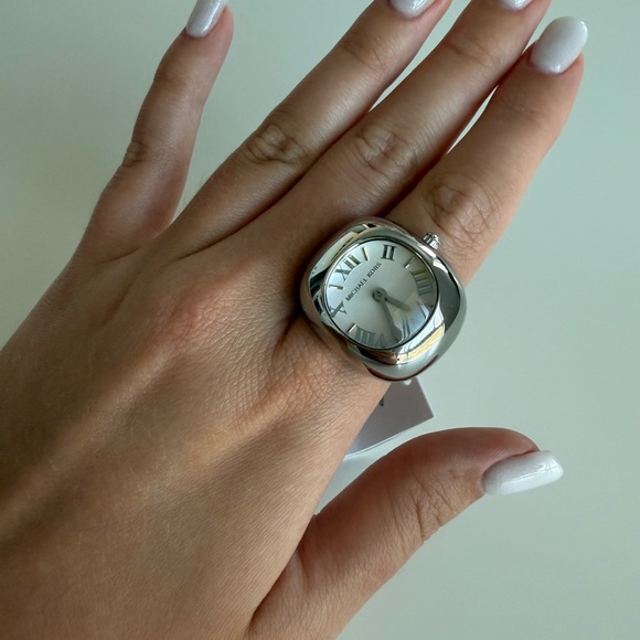 NEW Women’s Michael Kors Ring Watch Rylee Silver Fast USA Shipping🇺🇸 - Picture 1 of 8